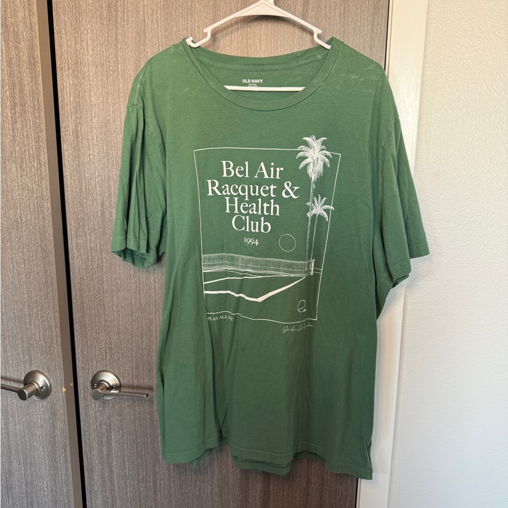 Old Navy Forest Green Soft-Washed Tee